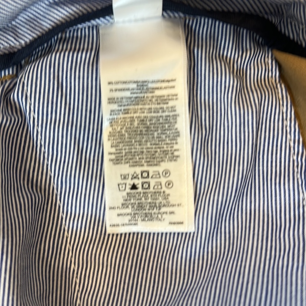 Brooks, Brothers, Cotton, classic chinos. Clark fit. - Picture 6 of 6